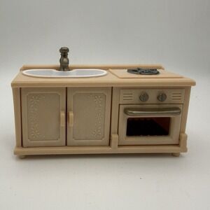Calico Critters Sylvanian Furniture Replacement Sink-Stove-Oven
